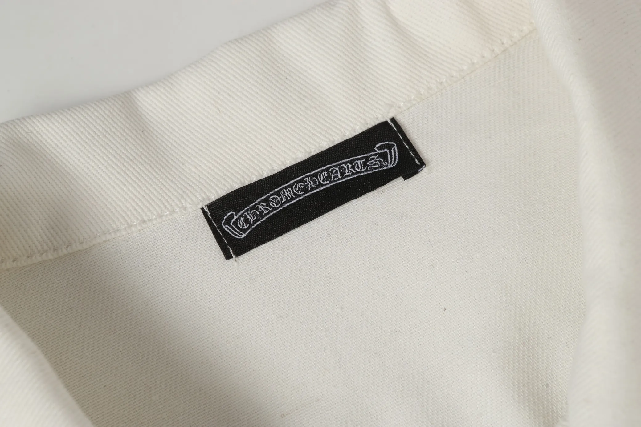 P336 Actual photo [High quality] Code: N666 Color: Picture color Size: M to XXXL Chrome Hearts Croix heart patchwork leather cross patchwork embroidered shirt denim jacket